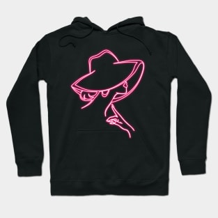 Pink Deco Art Deco Woman Fashion Hoodie